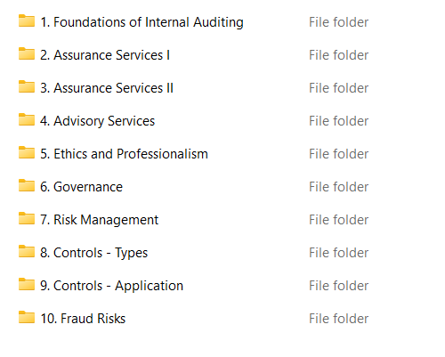 2025 Gleim CIA MCQ (Part 1)