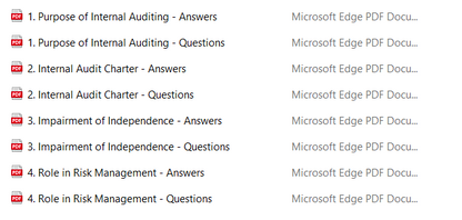 2025 Gleim CIA MCQ (Part 1)