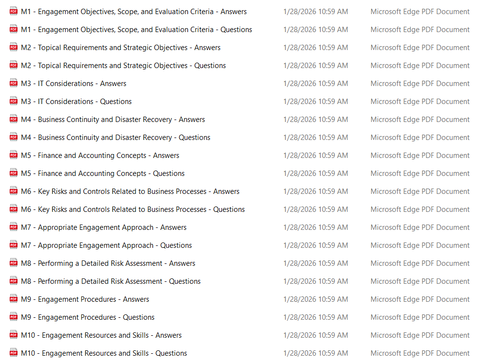 2025 Becker CIA MCQs & Simulated Exams (Part 2)